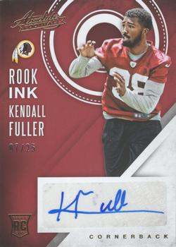 2016 Panini Absolute - Rook Ink Gold #31 Kendall Fuller Front
