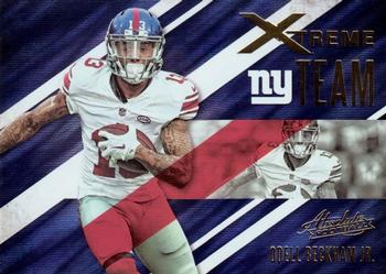 2016 Panini Absolute - Xtreme Team #7 Odell Beckham Jr. Front
