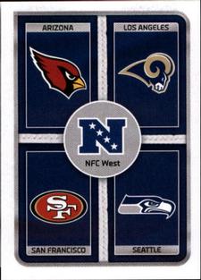 2016 Panini Stickers #5 NFC West Front