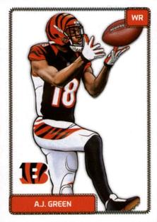 2016 Panini Stickers #94 A.J. Green Front