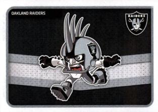 2016 Panini Stickers #212 Oakland Raiders Mascot Front