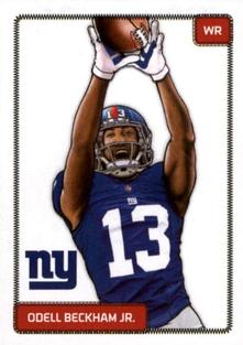2016 Panini Stickers #257 Odell Beckham Jr. Front