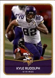 2016 Panini Stickers #342 Kyle Rudolph Front