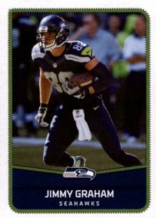 2016 Panini Stickers #454 Jimmy Graham Front