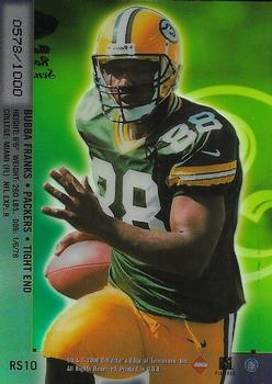 2000 Collector's Edge Masters - Sentinel Rookies Gold #RS10 Bubba Franks Back