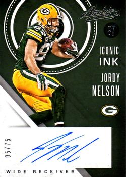 2016 Panini Absolute - Iconic Ink #5 Jordy Nelson Front