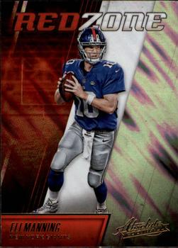 2016 Panini Absolute - Red Zone #13 Eli Manning Front