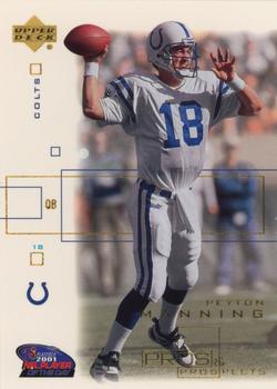 2001 NFLPA Player of the Day #POD-5 Peyton Manning Front