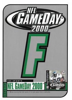1999 Upper Deck HoloGrFX - NFL GameDay 2000 #NNO NFL GameDay 2000 - F Front