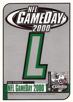 1999 Upper Deck HoloGrFX - NFL GameDay 2000 #NNO NFL GameDay 2000 - L Front