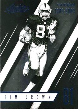 2016 Panini Absolute - Spectrum Blue #112 Tim Brown Front