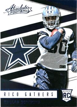 2016 Panini Absolute - Spectrum Blue #165 Rico Gathers Front