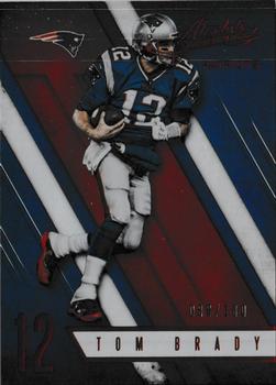 2016 Panini Absolute - Spectrum Red #42 Tom Brady Front