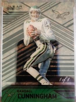 2016 Panini Clear Vision - Black #97 Randall Cunningham Front