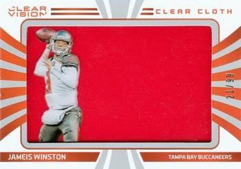 2016 Panini Clear Vision - Clear Cloth Jersey #10 Jameis Winston Front