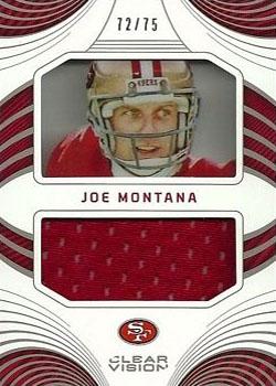 2016 Panini Clear Vision - Clear Vision Jersey #16 Joe Montana Front
