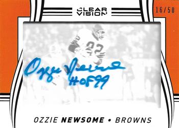 2016 Panini Clear Vision - Clear Vision Signatures #24 Ozzie Newsome Front