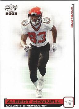 2003 Pacific  CFL - Red #16 Albert Connell Front