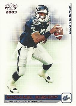 2003 Pacific  CFL - Red #85 Michael Bishop Front
