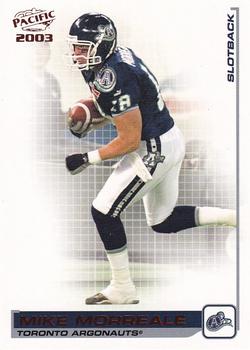 2003 Pacific  CFL - Red #92 Mike Morreale Front