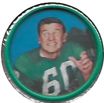 1962 Salada Coins #105 Chuck Bednarik Front