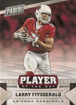 2016 Panini Player of the Day #1 Larry Fitzgerald Front