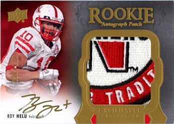 2011 Upper Deck Exquisite Collection - Rookie Signature Patch Tier 2 #138 Roy Helu Front