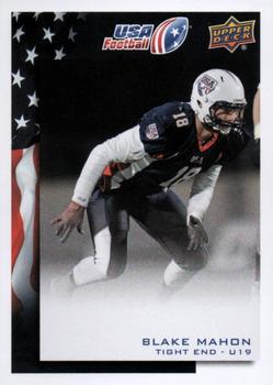 2014 Upper Deck USA Football #6 Blake Mahon Front