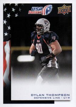2014 Upper Deck USA Football #14 Dylan Thompson Front