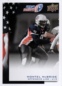 2014 Upper Deck USA Football #46 Montel McBride Front