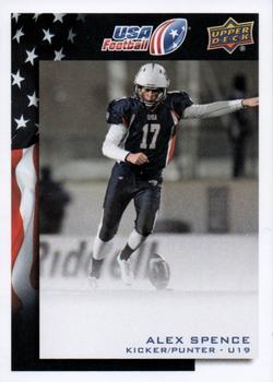 2014 Upper Deck USA Football #47 Alex Spence Front