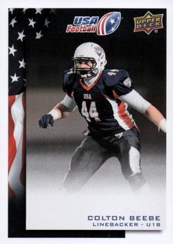 2014 Upper Deck USA Football #51 Colton Beebe Front