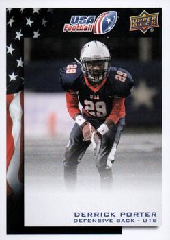 2014 Upper Deck USA Football #64 Derrick Porter Front
