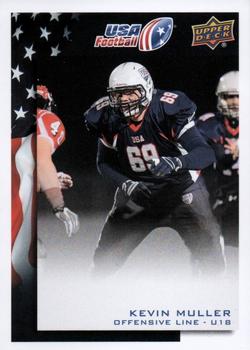 2014 Upper Deck USA Football #70 Kevin Muller Front