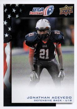 2014 Upper Deck USA Football #78 Jonathan Acevedo Front