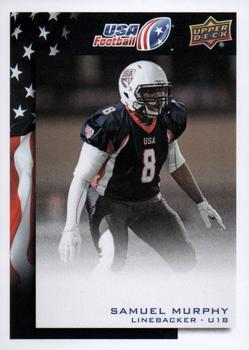 2014 Upper Deck USA Football #80 Samuel Murphy Front