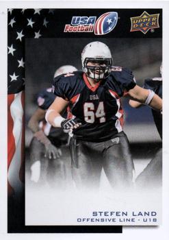 2014 Upper Deck USA Football #88 Stefen Land Front