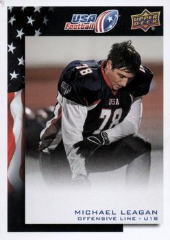 2014 Upper Deck USA Football #94 Michael Leagan Front