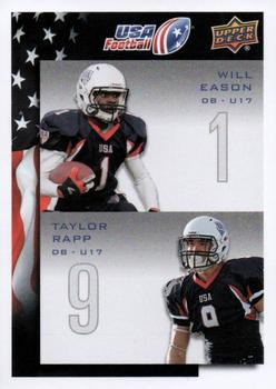 2014 Upper Deck USA Football #118 Will Eason / Taylor Rapp Front