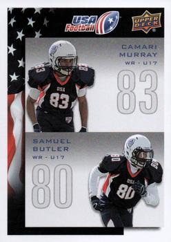 2014 Upper Deck USA Football #123 Camari Murray / Samuel Butler Front
