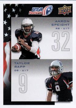 2014 Upper Deck USA Football #131 Aaron Speight / Taylor Rapp Front