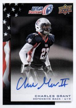 2014 Upper Deck USA Football - Autograph #15 Charles Grant Front