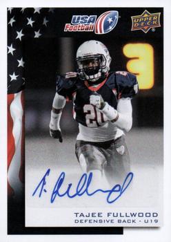 2014 Upper Deck USA Football - Autograph #22 Tajee Fullwood Front