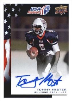 2014 Upper Deck USA Football - Autograph #45 Tommy Mister Front
