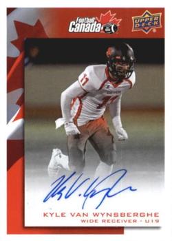 2014 Upper Deck USA Football - Team Canada Autograph #C-5 Kyle Van Wynsberghe Front