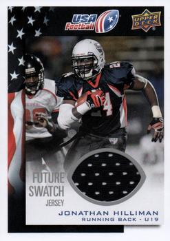 2014 Upper Deck USA Football - Future Swatch #28 Jonathan Hillman Front