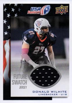2014 Upper Deck USA Football - Future Swatch #90 Donald Wilhite Front