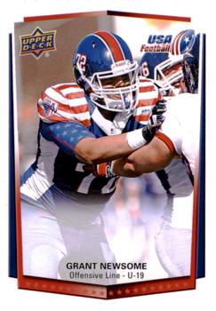 2015 Upper Deck USA Football #12 Grant Newsome Front