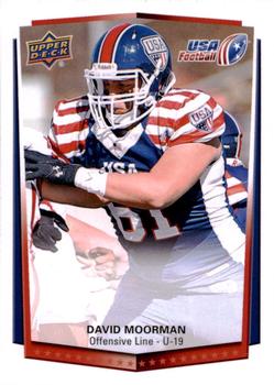 2015 Upper Deck USA Football #35 David Moorman Front