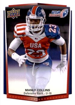 2015 Upper Deck USA Football #77 Manly Collins Front